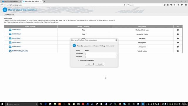 Support Series iPrint 2 0 Part 6 Configuring WalkUp Printing смотреть онлайн