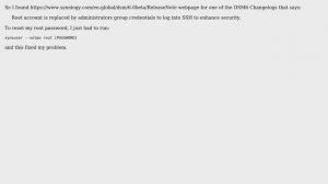 Synology SSH Root password does not work (5 Solutions!!)