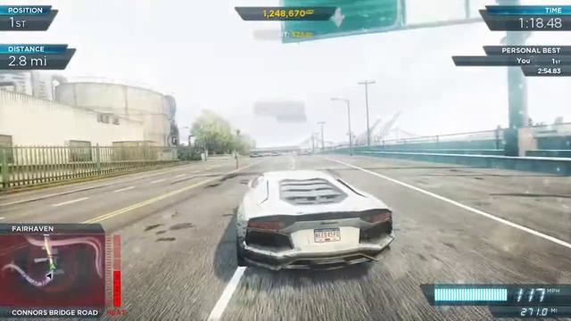 Need for Speed Most Wanted: Lamborghini Aventador vs Alfa Romeo 4C Concept смотреть онлайн
