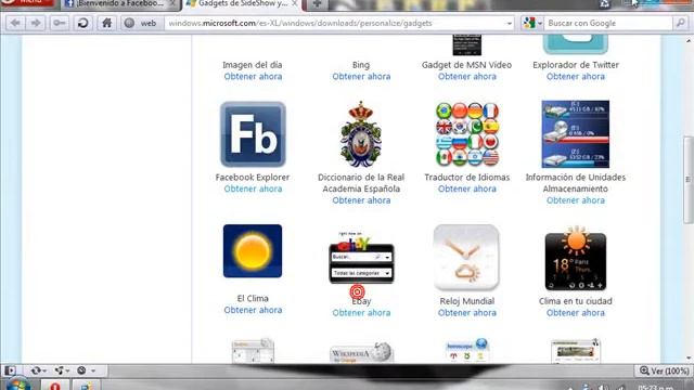 Como obtener mas gadgets para WINDOWS 7!!!!!!! смотреть онлайн