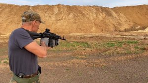 Сайга 308-1 исп. 61 .Стрельба по гонгу 50 м.