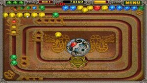 [СТАРОЕ ИГРОВОЕ ВИДЕО] Играю в Zuma Deluxe. Прохожу практику: Rabbit 1-7 (13.12.18)