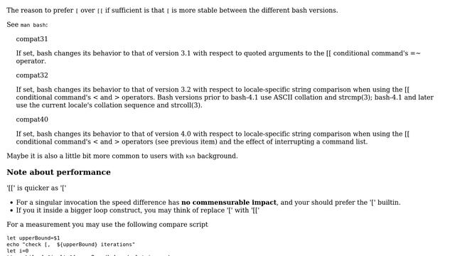Unix & Linux: [ vs [[ : which one to use in bash scripts? (2 Solutions!!) смотреть онлайн