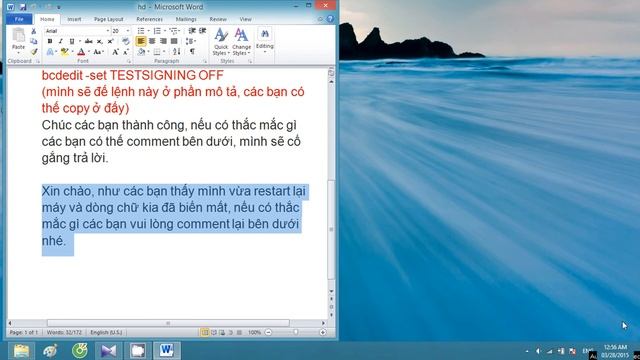 Hướng dẫn loại bỏ "Test Mode Windows 8 Build 9200" 2 смотреть онлайн