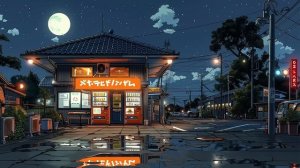 90's Chill Lofi City🔥Tokyo Midnight 🌃 Lo fi Beats To Sleep, Relax #[lofi hiphop mix] [720p]