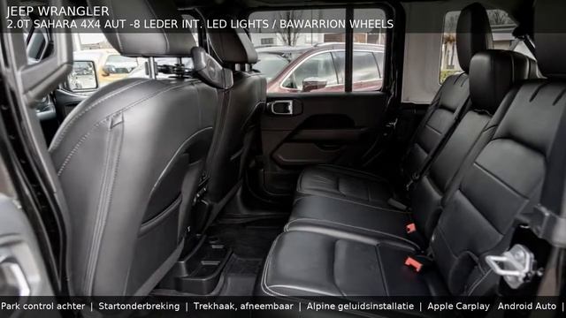 JEEP WRANGLER - 2.0T SAHARA 4x4 Aut -8 Leder int. LED Lights / BAWARRION WHEELS смотреть онлайн