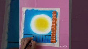 Lamp painting painting/Acrylic painting tutorial for beginners/canvas painting ideas/step by step