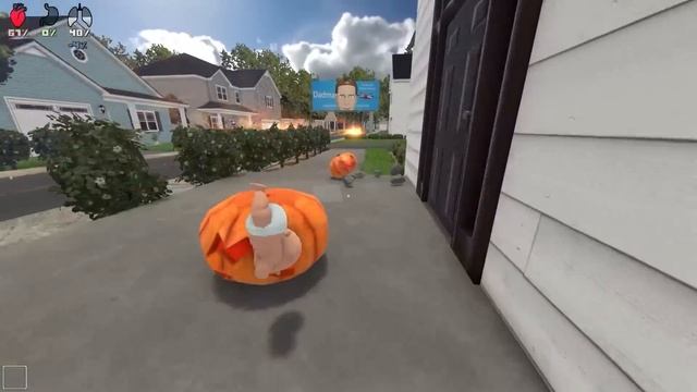 Baby Stuck On Roof 100 Times! (Who's Your Daddy!) смотреть онлайн