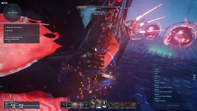 Phantasy Star Online 2: New Genesis - Dark Falz Suppression: First Run With Cutscenes