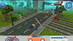 RailRoad Crossing Train Simulator #6 Easy Mode-Level 7-(Perlintasan Kereta Api)-Android Gameplay