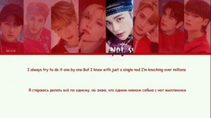 STRAY KIDS - DOMINO(Eng Ver) [ПЕРЕВОД НА РУССКИЙ]