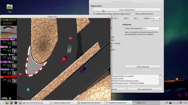 game car linux retrogame