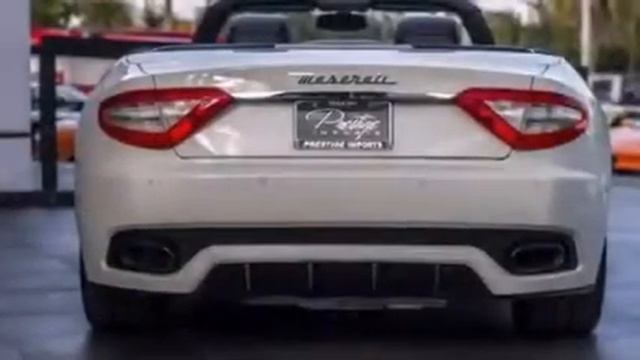 2012 Maserati GranTurismo Convertible North Miami Beach Fl 3 смотреть онлайн