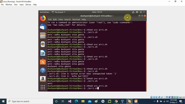 Array In Linux Shell Programming