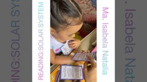 Reading: Solar System - SAAB @ 43 months old | Franchesca Llanes