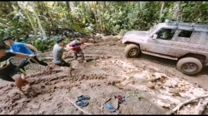Toyota Land Cruiser 70 Off-Road Extreme Mudding | 4x4 Off-Road Overland Expedition Jungle Adventure