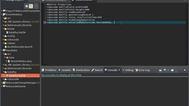 Integrando robocode com o Eclipse смотреть онлайн