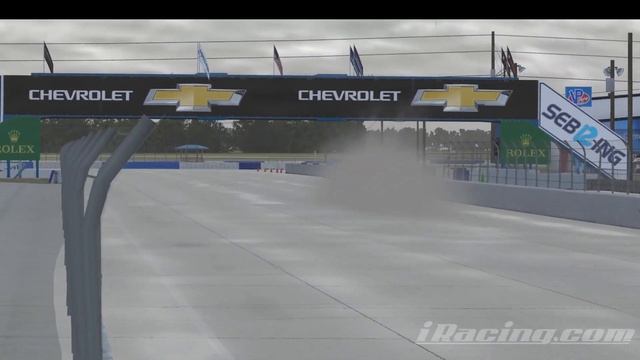 IRenting ARX-06 GTP rain test at Sebring смотреть онлайн