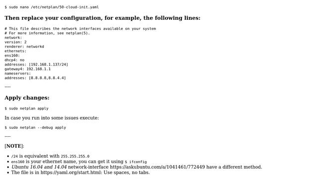 Ubuntu: How to setup a static IP on Ubuntu Server 18.04? (3 Solutions!!) смотреть онлайн
