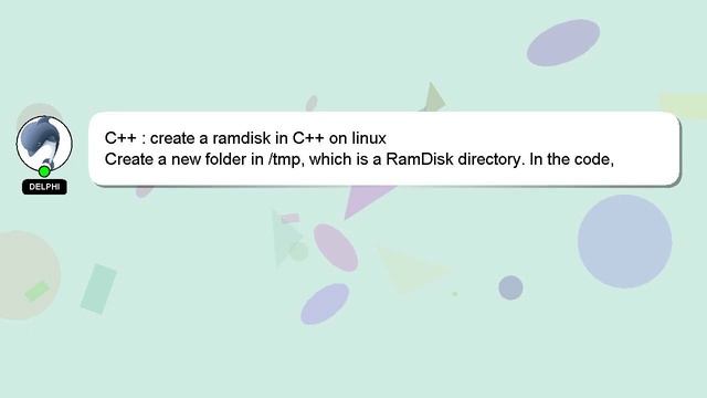 C : create a ramdisk in C on linux