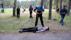 Школа безопасности 2016 Пожарная эстафета