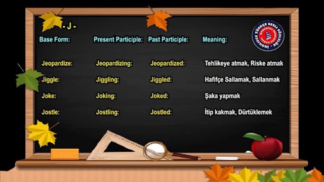 İngilizce Düzenli Fiiller 2 - Regular Verbs I A'dan Z'ye 354 Fiil (Sesli ve Anlamlarıyla Birlikte)