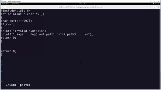 C Programming Language - File system (real path)