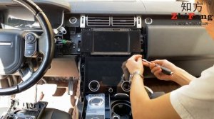 ZF 2011 installation guide- Range Rover Vogue L405 Climate panel upgrade LCD screen(without CD)