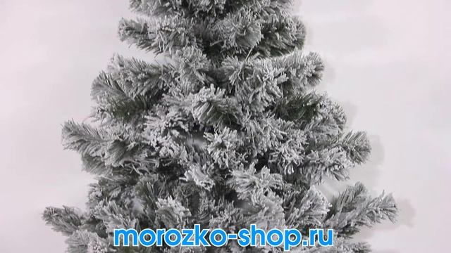 Искусственная елка НАСТЕННАЯ ЗАСНЕЖЕННАЯ ФЛОКИРОВАННАЯ, 0,9 м, Ели PENERI E1909FL