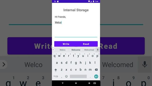 Android Data Storage App (4 in 1)