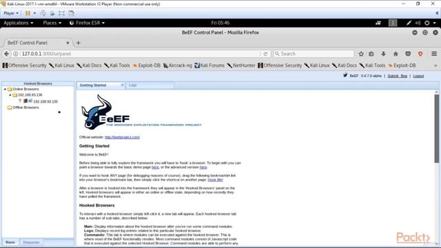 13 Taking Control Over Target Browser with BeEf red Team Fundamental смотреть онлайн