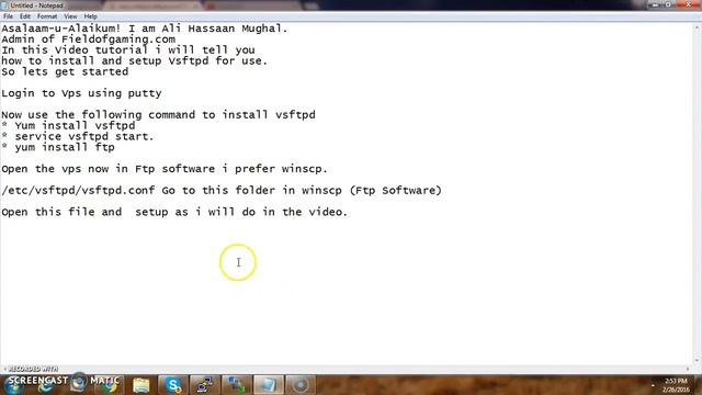 Installing and Setup vsftpd in Centos Linux