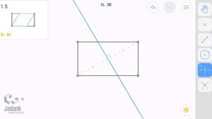 Euclidea Walkthrough - Alpha Level 1.5 - Rhombus in Rectangle