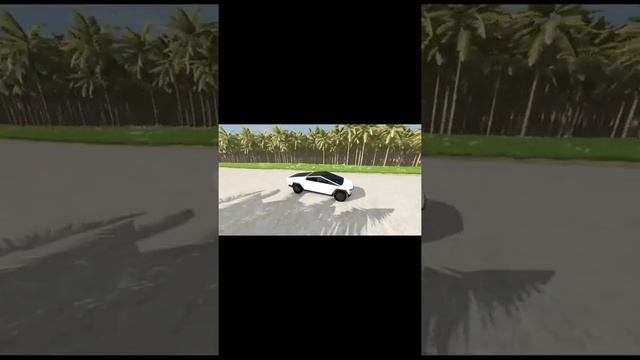 tesla cyber truck vs crusher   can tesla survive   Beamng drive 3