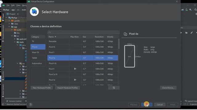 Create android virtual device in android studio
