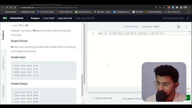 'Sed' command #5 | Hacker Rank Bash Problem solving #linux #opensource #bash #bashscripting