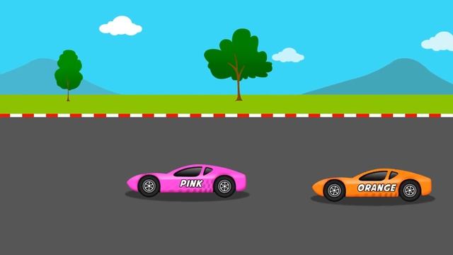 Учится весело! Цвета гоночных автомобилей