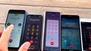 Incoming Call iPhone VS Lenovo Vibe/Meizu M3s/Redmi 9C & Samsung Fold3