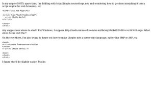 How do I add another script engine to web browsers under Linux / Windows / Mac?