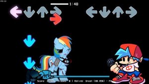 FNF VS RAINBOW.EXE GAME