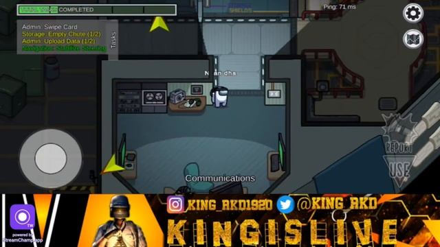👑KING OF KINGS ON LIVE..!👑  Battlegrounds mobile india,Among us,Stumble guys