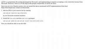 How to open exFAT SSD in Ubuntu 12.04? (3 Solutions!!)