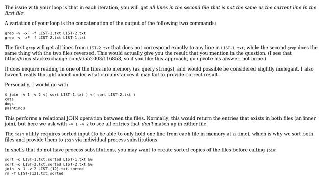Unix & Linux: Find text not in both files using grep (4 Solutions!!) смотреть онлайн