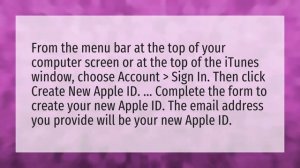 Can you create a new Apple ID?