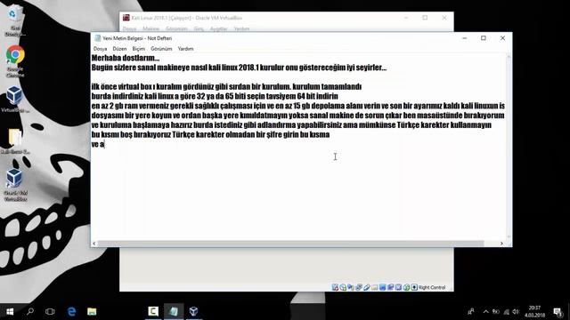 Sanal Makineye Kali Linux 2018.1 Kurulumu смотреть онлайн