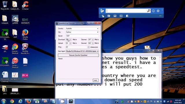 How To Fake Speedtest Net Results Link In Description~~