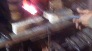 ковка якутского ножа