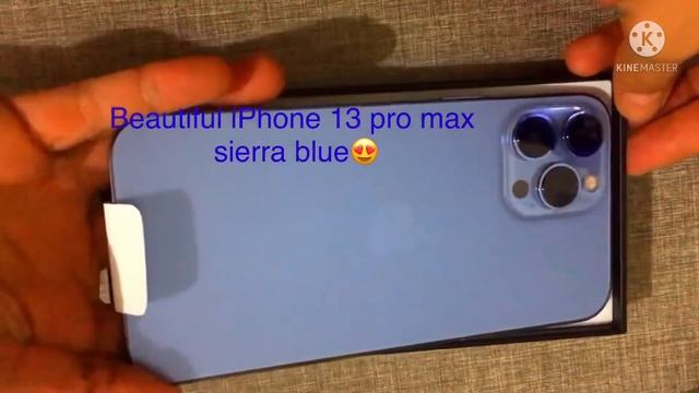 Unboxing iphone 13 pro max Sierra Blue смотреть онлайн