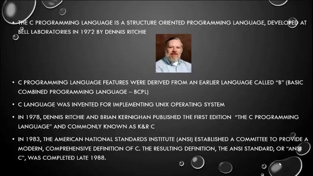 C LANGUAGE TUTORIAL: History of Clanguage