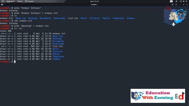 Pipes and Redirects  Kali Linux Basics Commands in Hindi   Part 3